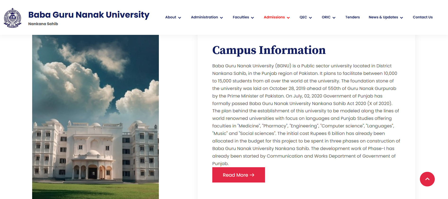 BGNU University Chatbot